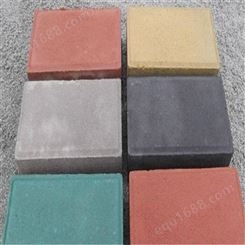 武汉棕红色透水砖 棕色透水砖 透水混凝土砖 生态砂基透水砖厂家-记中工程