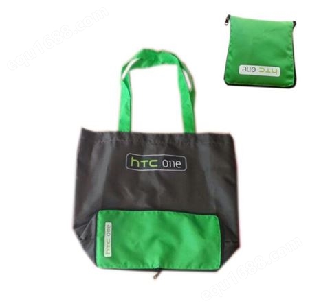 工厂订做折叠购物袋 手提卡通图案210T涤纶布 袋shopping bag