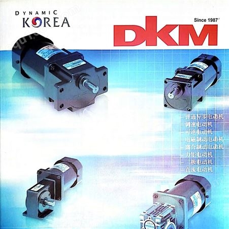 上海利海电机有限公司  直销韩国DKM电机    DKM调速电机   DKM定速电机
