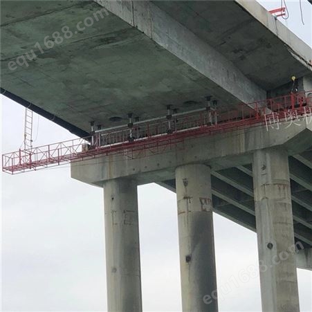 吊篮式桥梁检测车  横管竖管都能装 博奥JEZN125526简单掌握