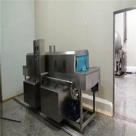 北京洗筐机供应 不锈钢变频洗箱机 食品周转筐清洗机