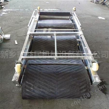 益民货物上车输送机化肥装车移动皮带机折叠4米传送带