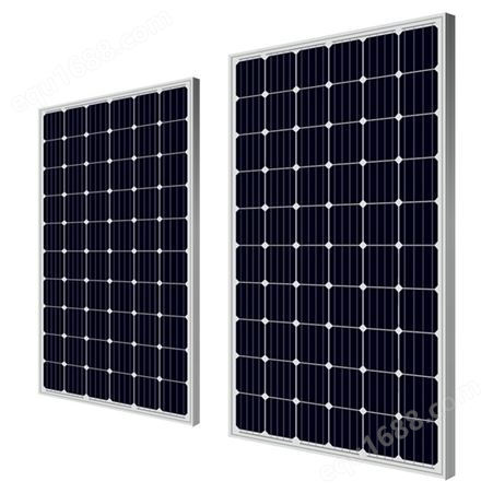 恒大全新370W单晶硅太阳能板发电板电池板光伏发电系统