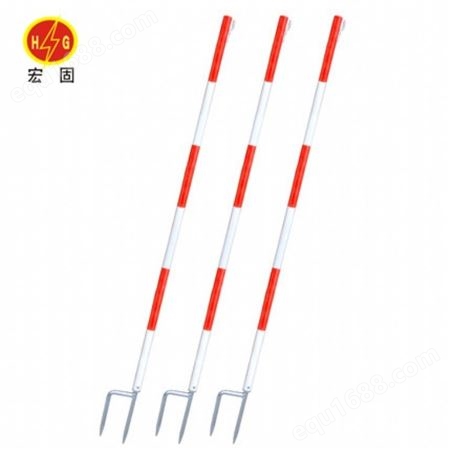 宏铄电力不锈钢电力围栏支架 围网四角伸缩支架 1.2米高围栏支架生产