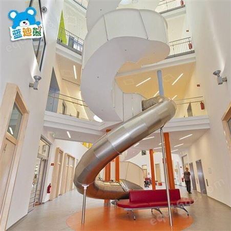 商场室内多功能不锈钢滑梯游乐园定制 幼儿园儿童组合滑滑梯非标设备