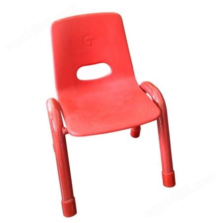 蓝迪熊儿童塑料椅 幼儿园大中小班豪华椅铁脚椅