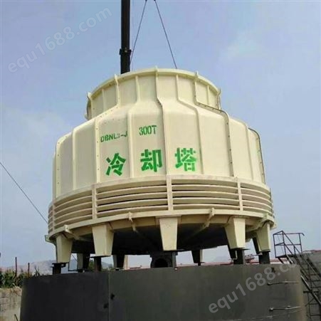 鑫润飞600T圆形逆流式冷却塔 降10度工业型玻璃钢冷却塔 循环水冷却塔