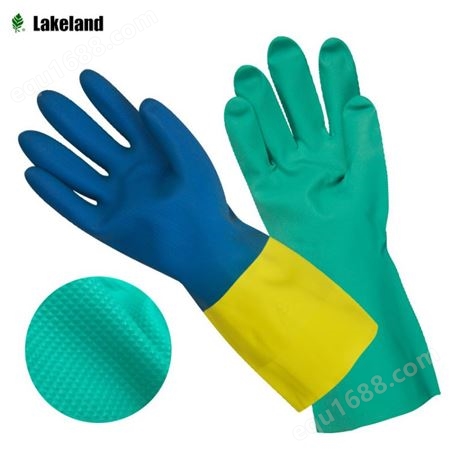 雷克兰 丁腈防化手套耐油丁晴天然橡胶石油化工防护手套