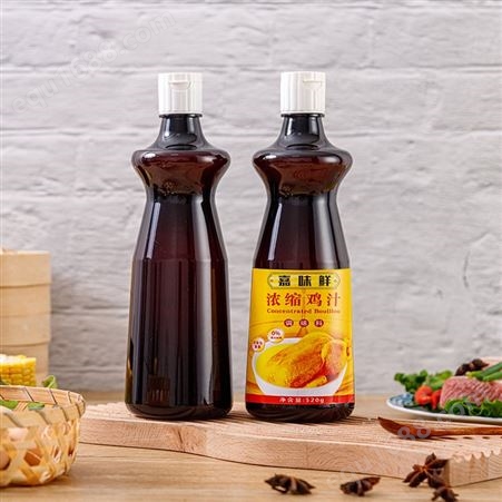 调味品瓶540ml塑料瓶 茶色鸡汁辣鲜露瓶pet塑料制品