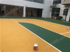 EPDM橡胶地面 学校幼儿园塑胶跑道颗粒 南京市溧水区工交幼儿园施工