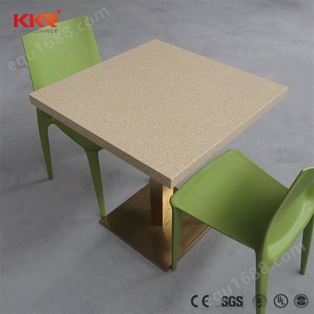 KKR小型简约人造石圆桌 耐污耐高温 颜色多种 加工定制