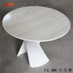 人造石餐桌椅人造石花纹桌面台面定制仿大理石餐桌批发