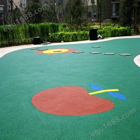供应幼儿园塑胶地面-青岛奥润佳彩色塑胶弹性地板