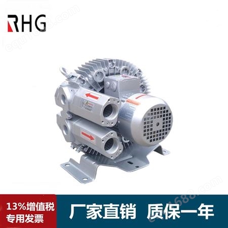 污水池曝气漩涡气泵 RHG510-HF-2 2.2KW环形高压风机