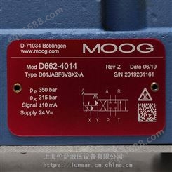 MOOGD662-4014 D01JABF6VSX2-A/伺服阀