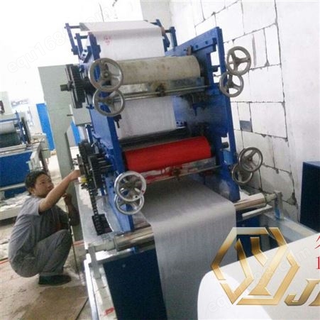 厂家直供Y-Z230型全自动擦拭布压花印刷折叠机