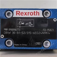 RexrothR900906773 DBW30B1-5X/315-6EG24N9K4溢流阀