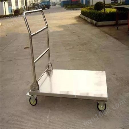 天津华奥西专业生产不锈钢平板车定制物流手推车-平板车