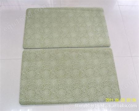 环保植绒地毯垫 绿色门垫