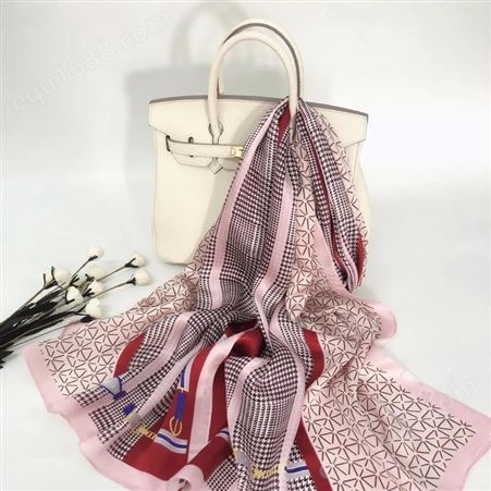 上海真丝围巾真丝围巾的各种围法图解定制丝巾越缇美