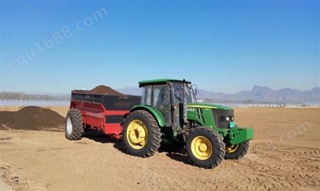 农业有机肥撒粪车 大容量土家肥撒肥车 大型牵引式撒肥机ZP