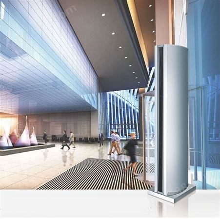 大功率热风幕机西奥多热劲风系列立式侧吹电热风幕机2.5米RM-LC2500品牌价格