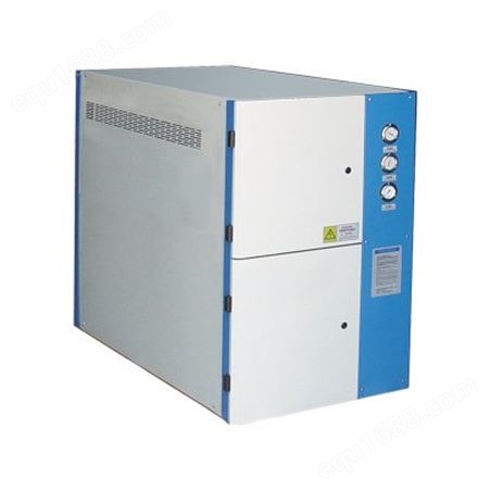 冷却水循环液压油降温设备工业冷水机制冷机组报价 瀚沃