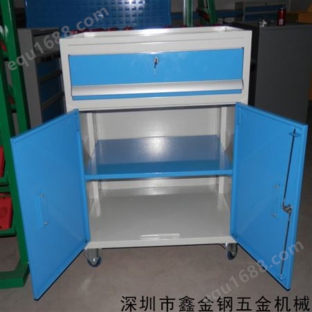 广州4地铁检修工具柜 生产车间抽屉工具车 带挂板灯架