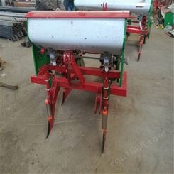悬浮大豆机玉米四轮带拖拉机精量大豆镂播种肥腿免耕机双实心施肥
