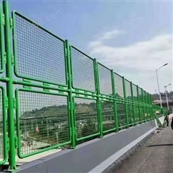 桥梁防抛网钢板网菱形孔护栏网防护网水库边铁丝围栏网