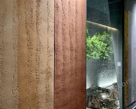 苏州思马图3D大板夯土板石皮背景墙室内外夯土墙柔性石材拒水防火