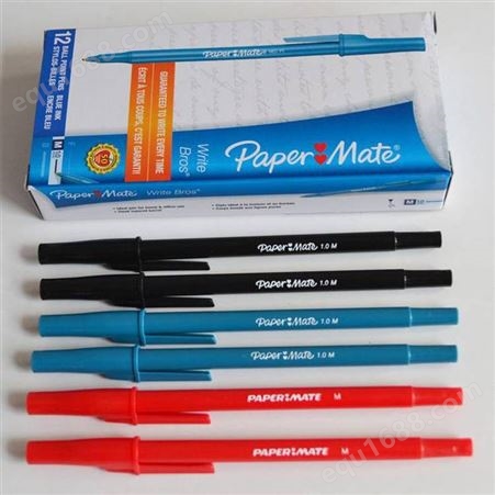 美国三福比百美PaperMate原子笔33311无尘记号笔敲笔pb喷笔变速笔