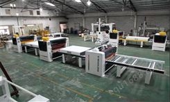 板材平贴机  贴面机设备厂家，密度板环保平贴生产线