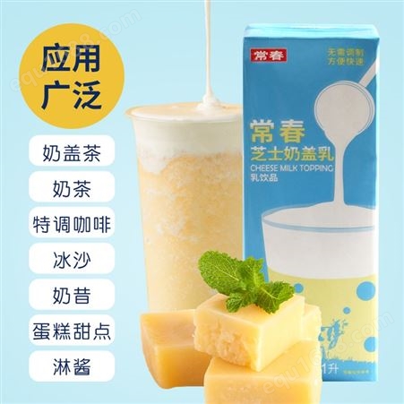 深圳配送 常春芝士奶盖 无需调制奶盖乳 奶茶烘焙店专用