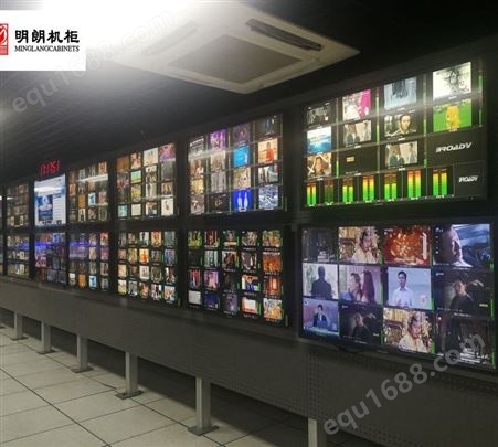 北京明朗拼装监控电视墙柜定制做操作台无缝拼接屏壁挂电视墙机柜