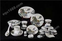 陶瓷礼品生产厂家 订做赠品实用装饰盘 定做陶瓷工艺品 盛容