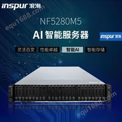 浪潮机架式多核心服务器NF5280M5多路2U企业级128G内存16核心CPU