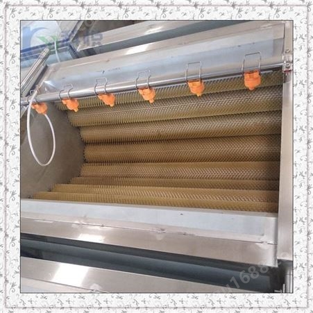 科悦生产毛刷清洗机 商用毛辊土豆去皮机 全自动小型莲藕磨皮机