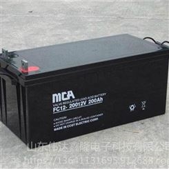MCA蓄电池厂家FC12-200/12V200Ah现货锐牌蓄电池使用说明