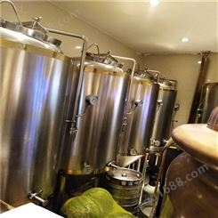 高价回收二手自酿啤酒设备 回收蒸汽加热 独立制冷啤酒成套设备