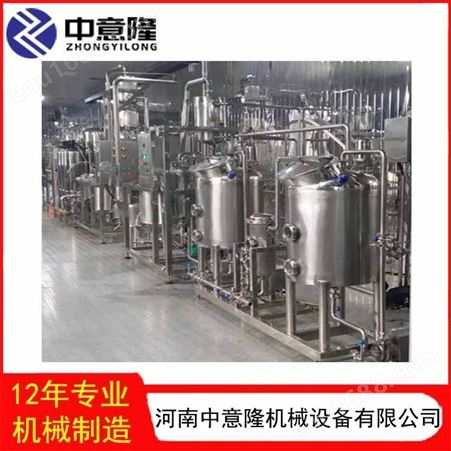 供应发酵型:果汁饮料生产设备 中意隆乳酸菌纯牛奶 整套加工设备