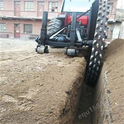 雷创混凝土路开沟机 管道改造道路施工60公分深开槽机