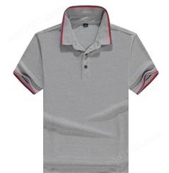 短袖广告衫 时尚T恤SHID-6880间色翻领 陶瓷桑蚕丝商务POLO衫