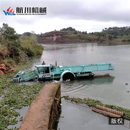 青州小型水面割草船 全自动河道保洁船 市政保洁项目保洁船
