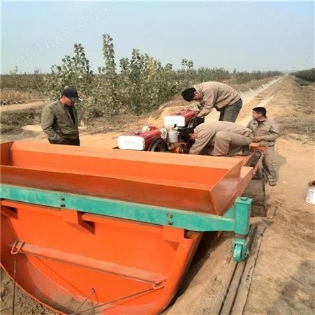 汇鹏农田灌溉水渠成型机 水利工程建设渠道成型机