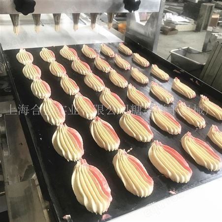 全自动双色曲奇机 双色曲奇蛋糕一体机 上海合强制造商