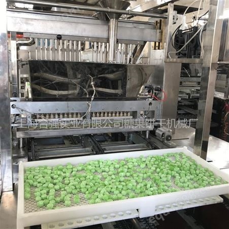 硬糖生产线 全自动硬糖浇注生产线 硬糖设备 上海合强反砂糖果机械制造商