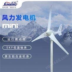 厂家供应300W12V高风速永磁小型风力发电机