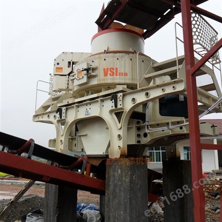 固定式建筑垃圾处理设备 300吨河卵石破碎机  人工砂石制砂生产线