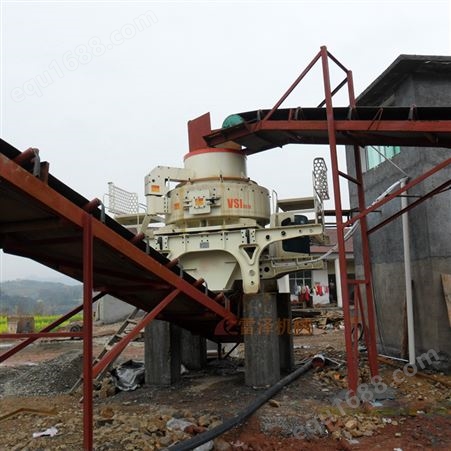 固定式建筑垃圾处理设备 300吨河卵石破碎机  人工砂石制砂生产线